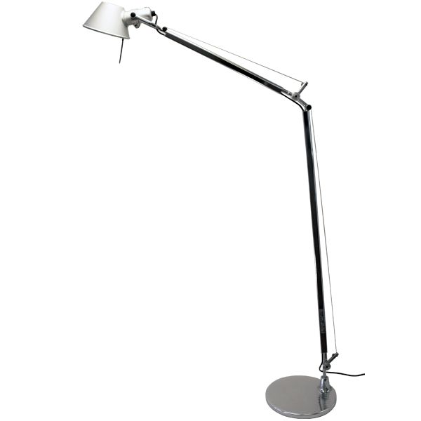 Tolomeo Lettura floor lamp, aluminium