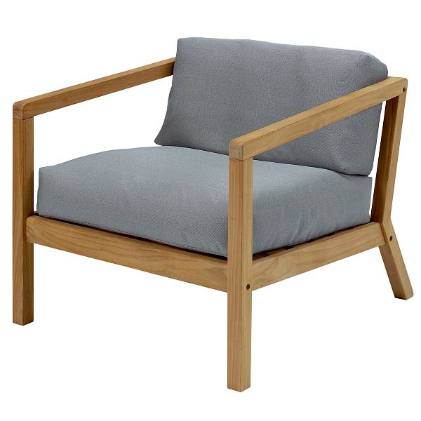 Virkelyst chair, teak - ash grey